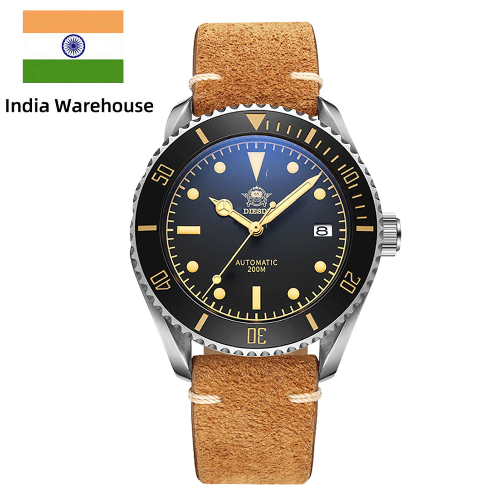 ★India Warehouse★ADDIESDIVE® 40mm Dive Watch Automatic Scuba Watch AD2101