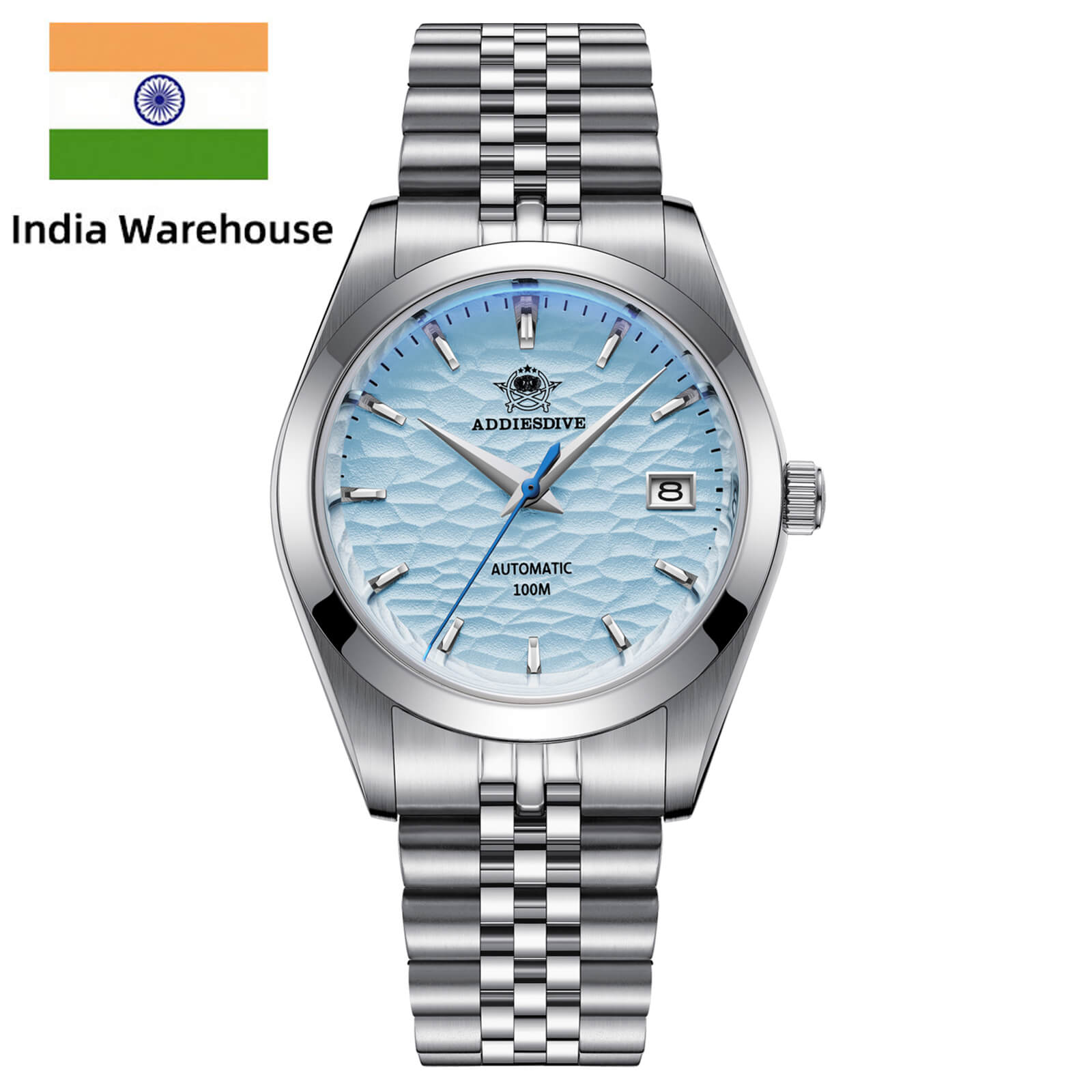 ★India Warehouse★ADDIESDIVE 39mm Retro Mechanical Men Watch AD2118