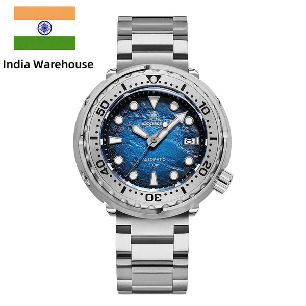 ★India Warehouse★ADDIESDIVE® Tuna 300M Automatic Dive Watch AD2509