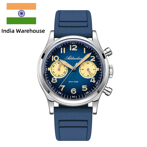 ★India Warehouse★ADDIESDIVE 38mm VK64 Chronograph Watch AD2516