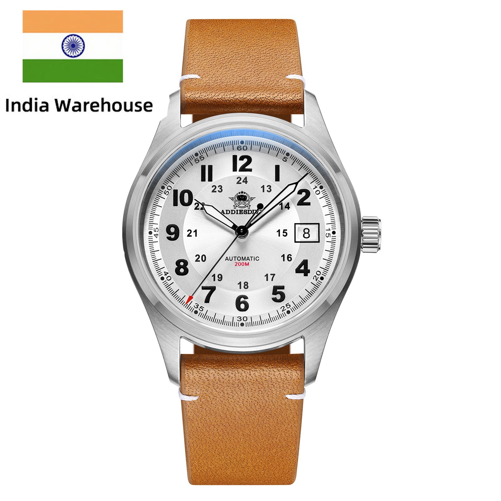 ★India Warehouse★ADDIESDIVE® Men's Elegant NH35 Automatic Watch Diver 200M