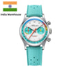 ★India Warehouse★ADDIESDIVE 38mm VK64 Racing-Inspired Chronograph Watch AD2529