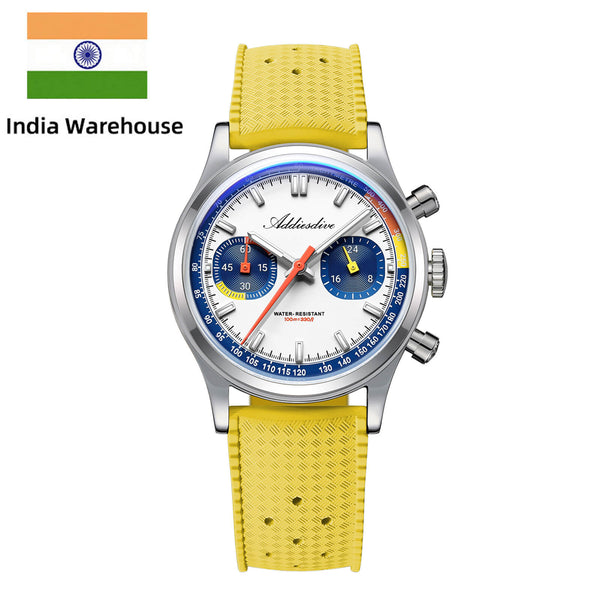★Pre-order – India Warehouse★ADDIESDIVE 38mm VK64 Racing-Inspired Chronograph Watch AD2529