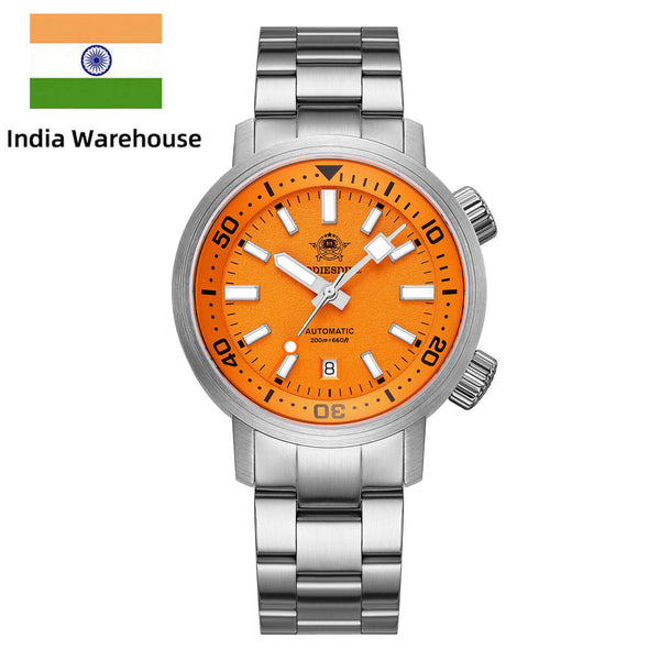 ★India Warehouse★Addiesdive Diver’s Automatic Watch with Internal Rotating Bezel AD2541