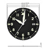 Addiesdive 33mm Pilot Watch Black Dial