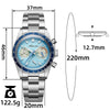 ★Xmas Sale★ADDIESDIVE 37mm VK63 Racing Chronograph Quartz Watch AD2539