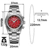 🔥EarlyBird🔥ADDIESDIVE 37mm 0s20 Chronograph Watch AD2552