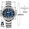 U.S. Warehouse -ADDIESDIVE Retro Captain Willard Dive Watch AD2081