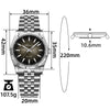 U.S. Warehouse -ADDIESDIVE 36mm DJ Homage Men Watch AD2073