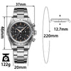 🔥EarlyBird🔥ADDIESDIVE 37mm 0s20 Chronograph Watch AD2552