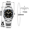 ADDIESDIVE 36mm ST2130 Automatic Explorer Style Sapphire Bubble Crystal Watch AD2556