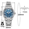 AddiesKIN 40mm Crystallized Titanium Dial Miyota 9015 Luxury Automatic Watch K006