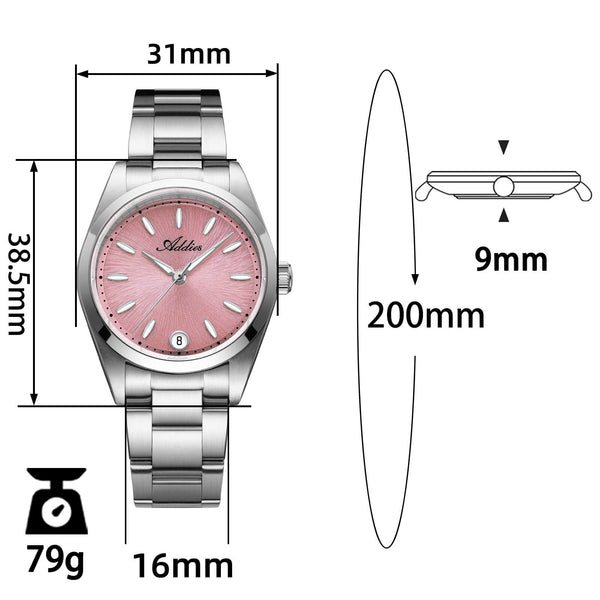 Addies 31mm Women’s Luxury Quartz Watch AW25907