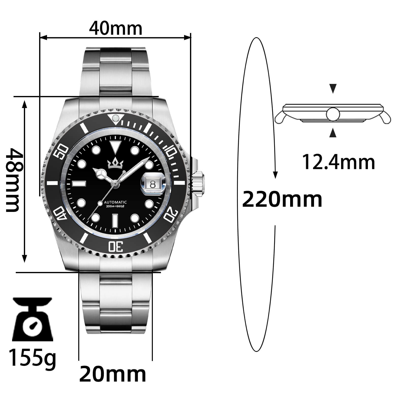 🔥Halloween Sale🔥AddiesKIN 40mm Sardonyx Stone Dial Ceramic Bezel ST2130 Luxury Automatic Dive Watch K012