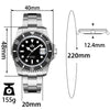 🔥Halloween Sale🔥AddiesKIN 40mm Sardonyx Stone Dial Ceramic Bezel ST2130 Luxury Automatic Dive Watch K012