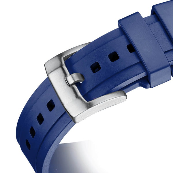 Generic Silicone Watch Strap For Men Dive Watches Quick Release Rubber Band，22mm