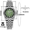 ★India Warehouse★ADDIESDIVE 36mm DJ Homage Men Watch AD2512