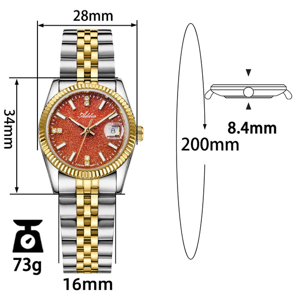 Addies 28mm Women’s Aventurine Dial Quartz Watch AW25912