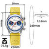 ★New Arrival★ADDIESDIVE 38mm VK64 Racing-Inspired Chronograph Watch AD2529