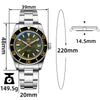 ★India Warehouse★Addiesdive Retro Sub 39mm NH35 Men Watch AD2084