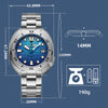 ADDIESDIVE 3D Turtle Dial Dive Watch（AD2045）