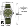 ADDIESDIVE 36mm Vintage Mechanical Watch AD2088