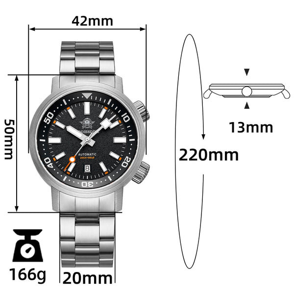 ★New Arrival★Addiesdive Diver’s Automatic Watch with Internal Rotating Bezel AD2541