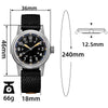 ADDIESDIVE 36mm Vintage Mechanical Watch AD2088