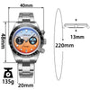 ADDIESDIVE 40mm VK64 Quartz Chronograph Gradient Dial Watch AD2559