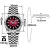 ★Weekly Deal★ADDIESDIVE 36mm DJ Homage Men Watch AD2073