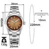 AddiesKIN 38mm Ingot Pattern Dial 9015 Automatic Watch K011