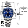 ADDIESDIVE Retro Baton Hand Sub NH35/8215 Dive Watch AD2086