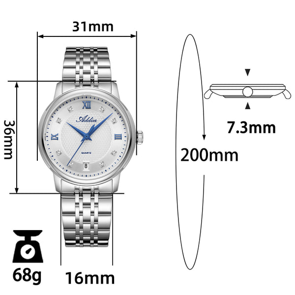 Addies 31mm Women's Luxury Quartz Watch AW25913