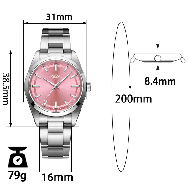 Addies 31mm Sunburst Women's Quartz Watch Sapphire Crystal AW25908