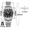 U.S. Warehouse -ADDIESDIVE 39mm 3D Bark Texture Dial NH35 Automatic Watch AD2075