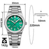 ★Xmas Sale★AddiesKIN 39mm MOP Dial Miyota 9015 Men’s Watch K008