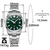 U.S. Warehouse -ADDIESDIVE 39mm 3D Bark Texture Dial NH35 Automatic Watch AD2075