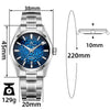 AddiesKIN 38mm Ice Crack Dial Miyota 9015 Men’s Watch K003
