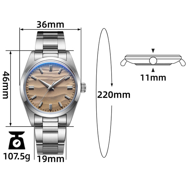 ADDIESDIVE 36mm Quartz Watch VH31 Movement （AD2030）