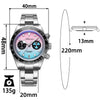 ADDIESDIVE 40mm VK64 Quartz Chronograph Gradient Dial Watch AD2559
