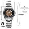 ★Xmas Sale★Addiesdive 41mm Desert Texture Sub Diver Quartz Watch AD2537
