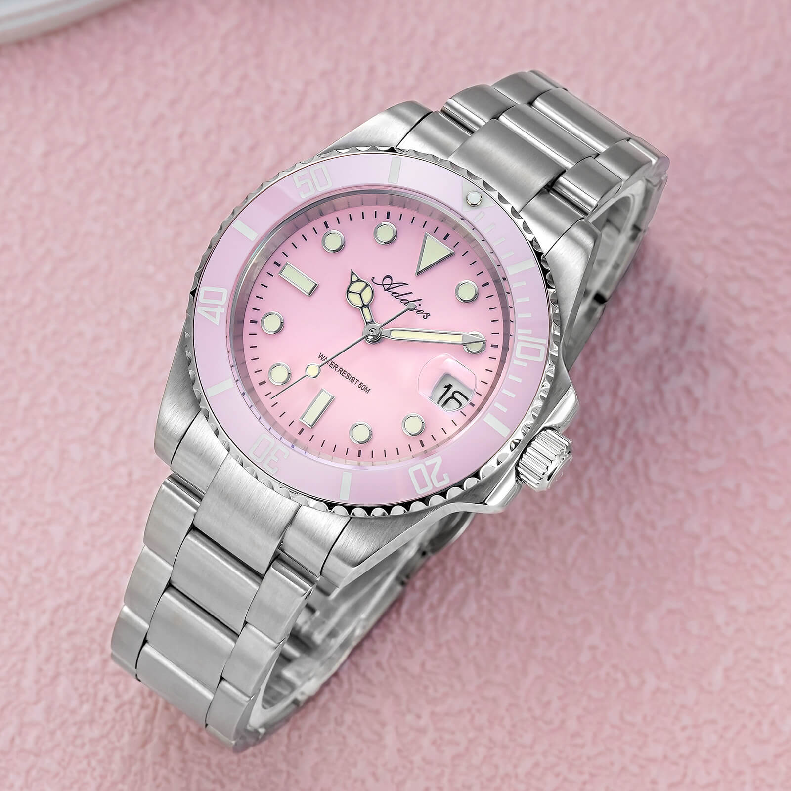 Addies Luxury Stainless Steel Quartz Watch AW25902