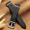 ADDIESDIVE Watch Band Leather Strap, Choose Color & Width 20mm 22mm