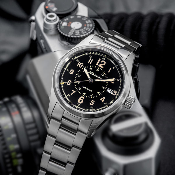 U.S. Warehouse -ADDIESDIVE 39mm Sapphire Crystal Automatic Watch Field Watch AD2074