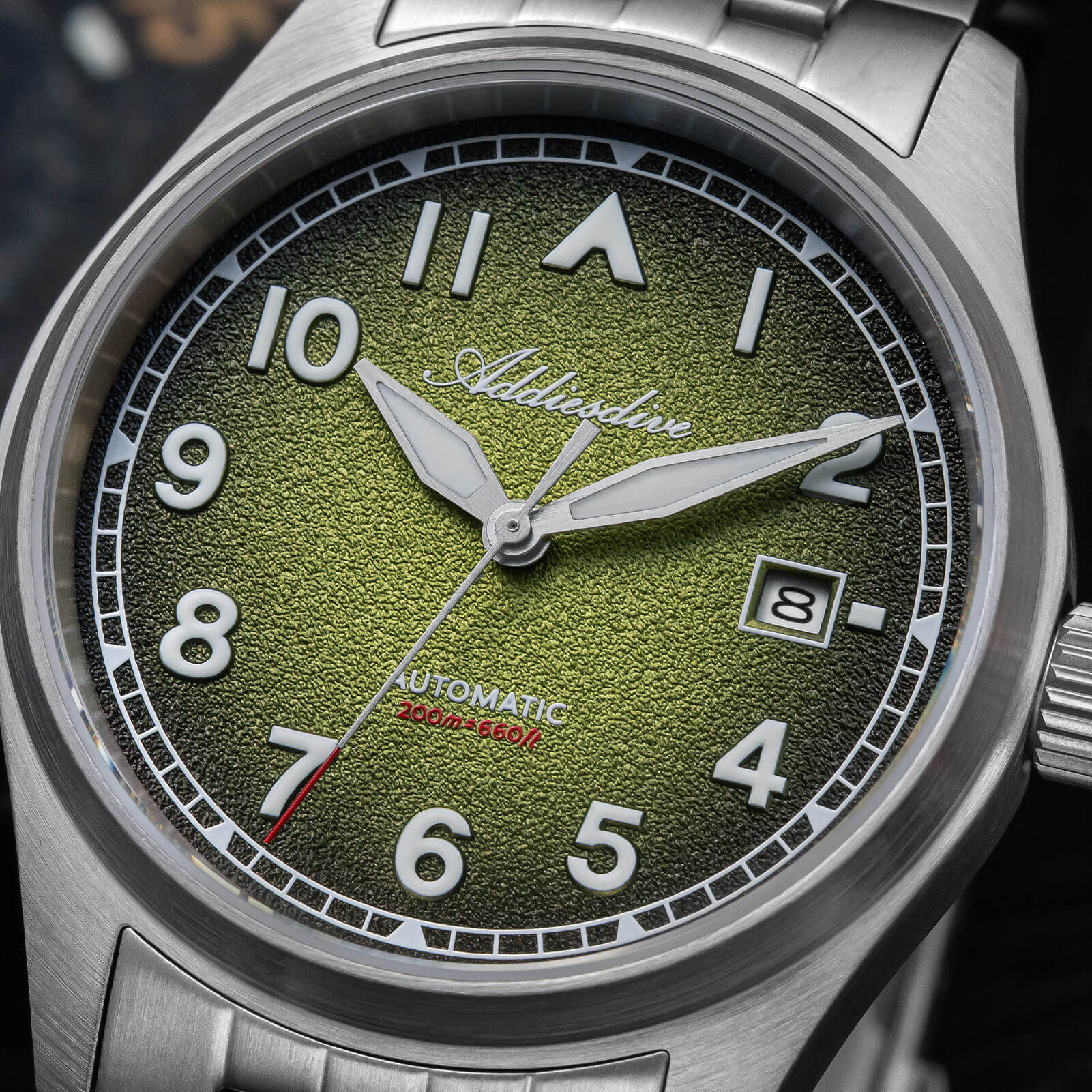 Addiesdive 39mm Vintage 8215 Automatic Watch AD2562