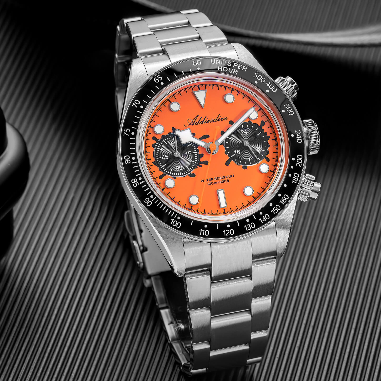 ★New Arrival★ADDIESDIVE 40mm VK64 Chronograph Watch AD2520