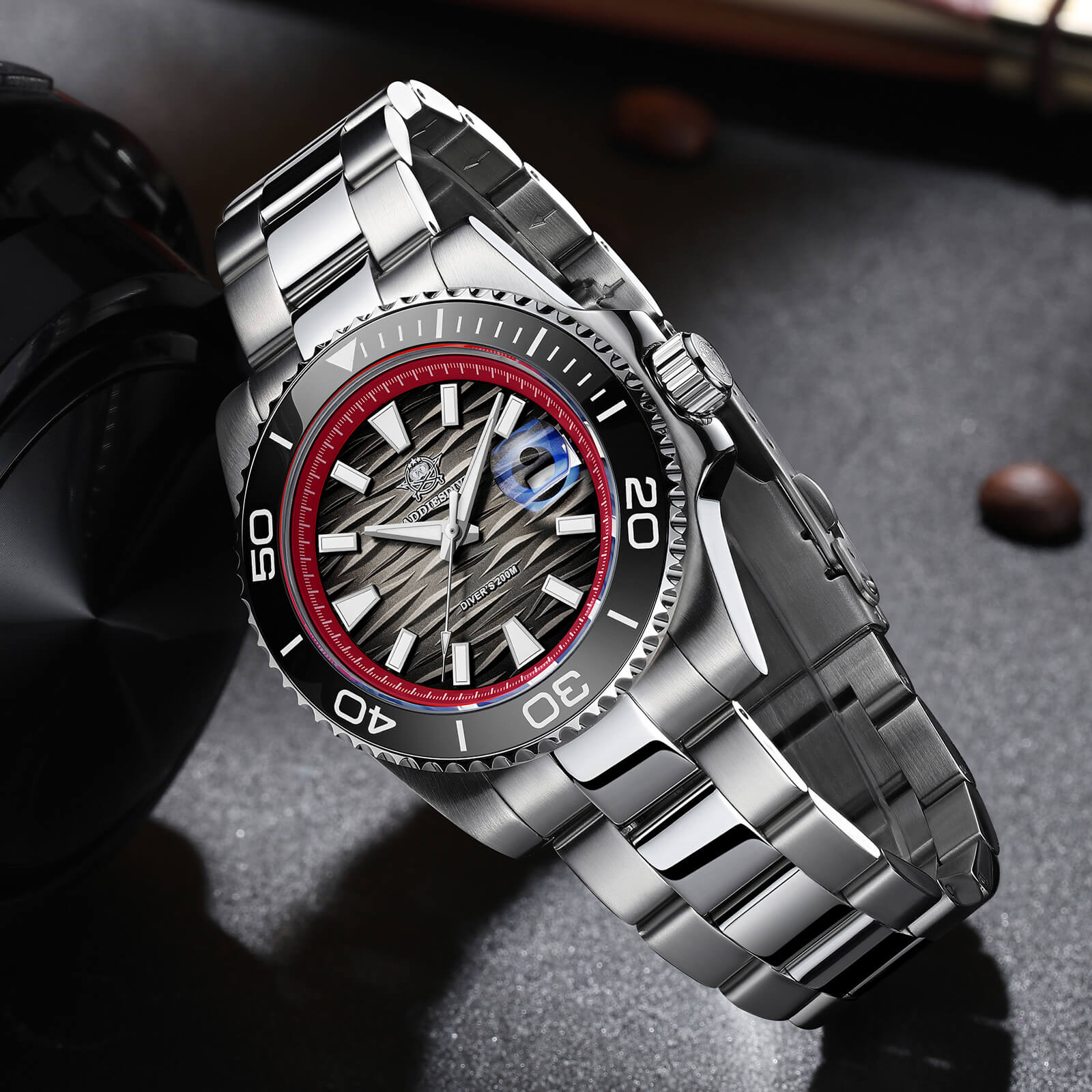 Addiesdive 41mm Diver Quartz Watch AD2514