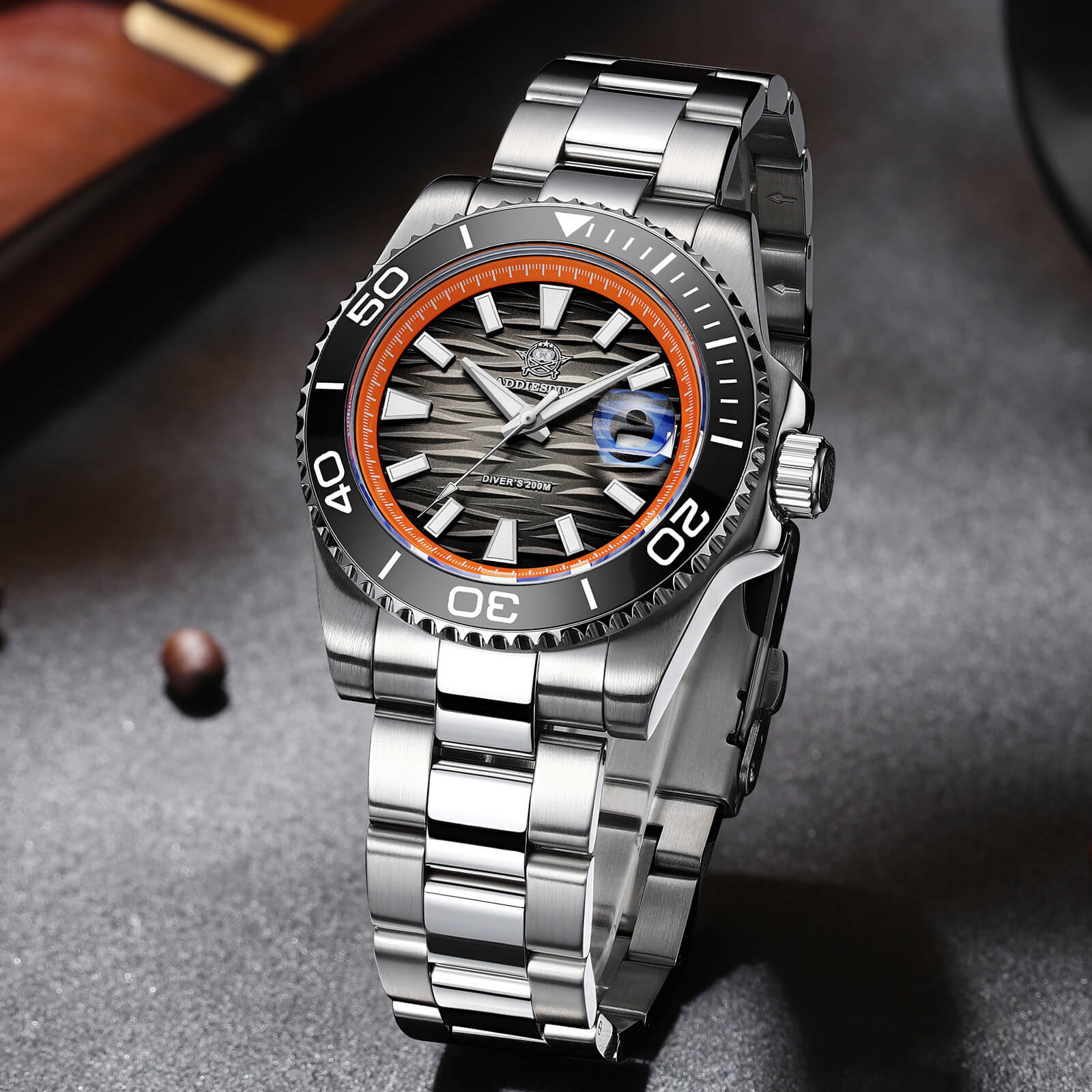 Addiesdive 41mm Diver Quartz Watch AD2514
