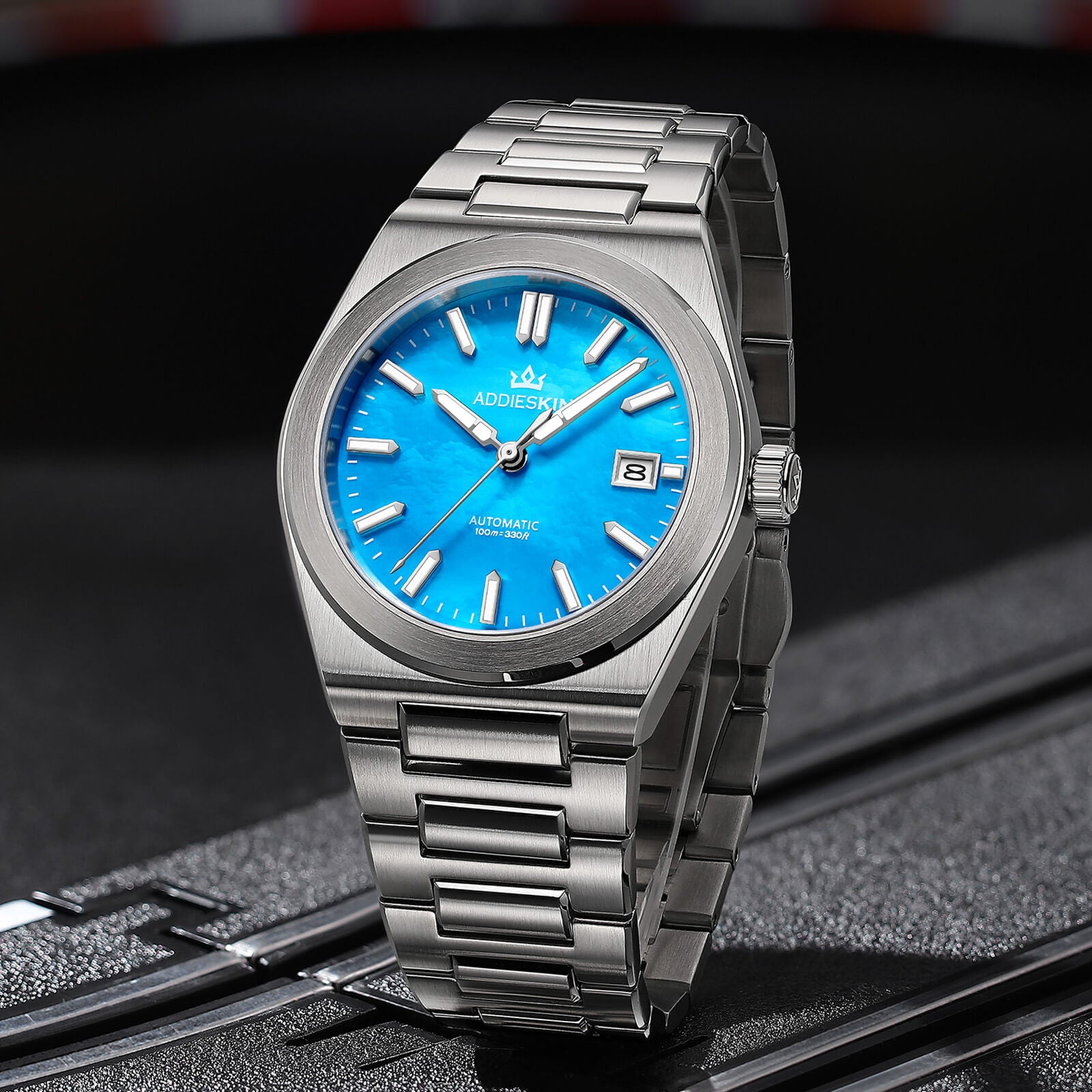 ★Xmas Sale★AddiesKIN 39mm MOP Dial Miyota 9015 Men’s Watch K008