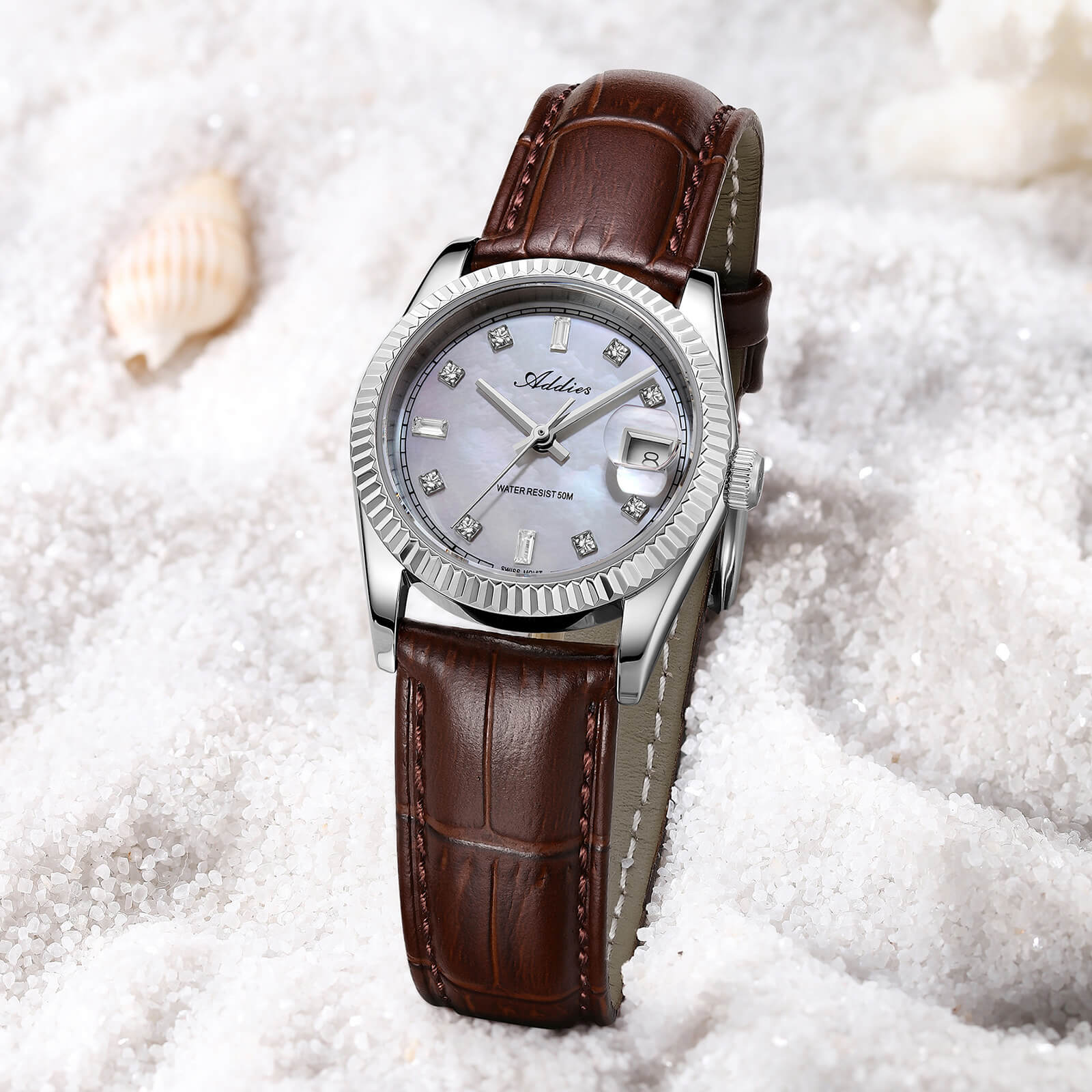 Addies 28mm Women’s Mop Luxury Quartz Watch AW25905